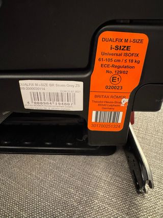 Silla coche Britax Römer Dualfix M i-Size