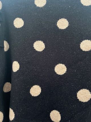 Jersey Sfera lunares negro y beige Talla M