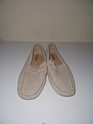 Mocasines Beige