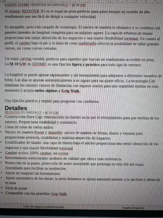 Esquís Atomic Redster X5 Green LT 161cm,