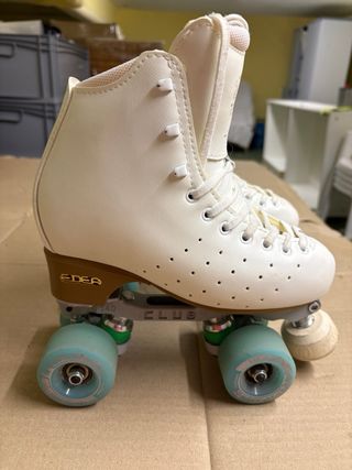 Patines Artísticos Blancos 4 Ruedas