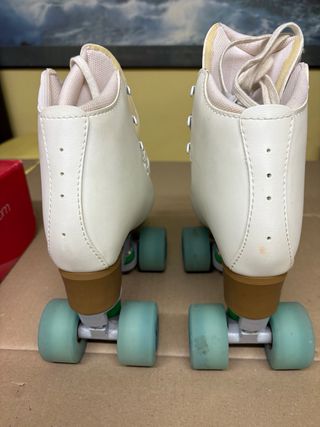 Patines Artísticos Blancos 4 Ruedas