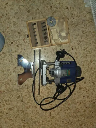 Fresadora Work con accesorios