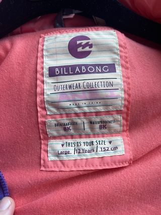 Conjunto Esquí Billabong Morado y Menta