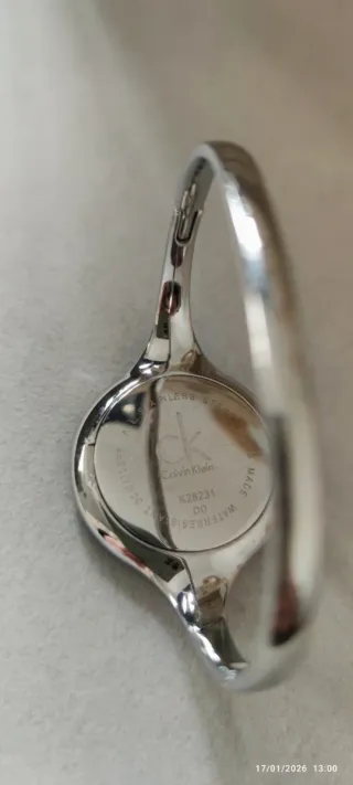 Reloj Calvin Klein Negro y Plateado