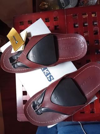 Chanclas SEBAGO Cuero Marrón oscuro Talla 43