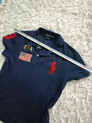 Polo Ralph Lauren Blu Tg M USA Patch
