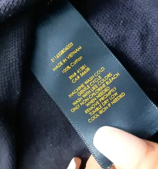 Polo Ralph Lauren Blu Tg M USA Patch