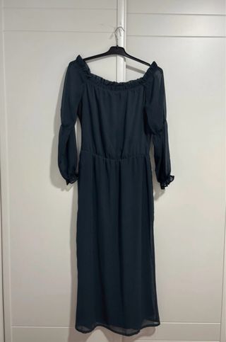 Vestido fiesta The Are verde