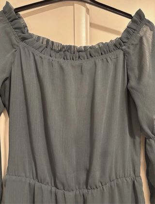 Vestido fiesta The Are verde