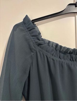 Vestido fiesta The Are verde