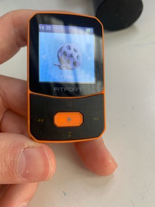 Reproductor MP3 Fitfort Negro/Naranja