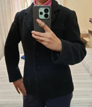 Americana mujer lana negra