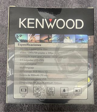 DASH CAN  KENWOOD DRV-A610W 4K 64GB Y GOO PRO  KWD