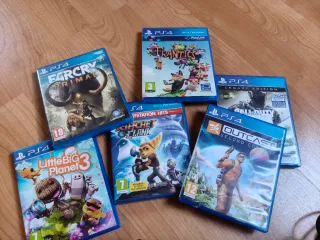 PS4 Slim 1TB Negra + 5 Juegos + 3 Mandos