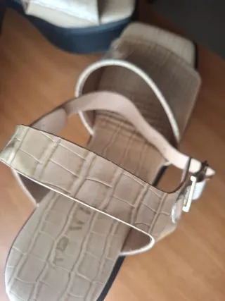 Sandalias Kracs Beige/Negro Talla 39