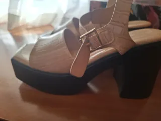 Sandalias Kracs Beige/Negro Talla 39