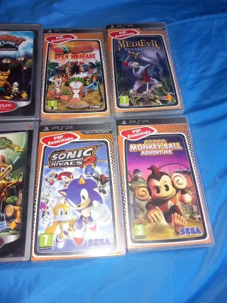 Pack 6 Juegos PSP: Ratchet, MediEvil, Sonic...