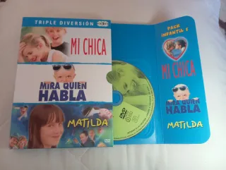 Pack 3 Películas DVD: Mi Chica, Mira Quien Habla,