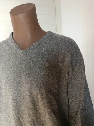 Maglione Kappa Uomo Grigio Taglia 3XL