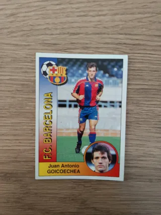 Cromo Futbol FC Barcelona Goicoechea