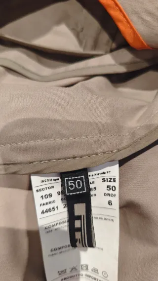 Americana PIRELLI Talla 50 Beige Verano