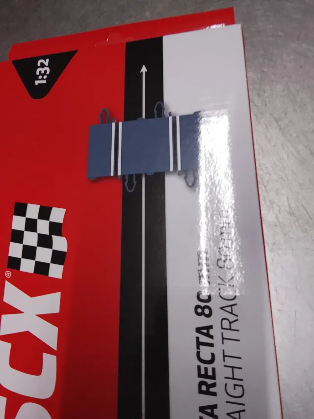 Scalextric BLISTER Recta 80mm Cierre