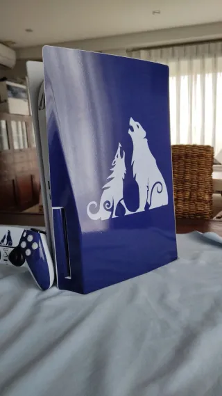 Carcasa PS5 Fat God of War Ragnarök Vinilo