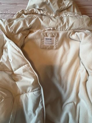 Chaqueta Brownie Beige con Capucha