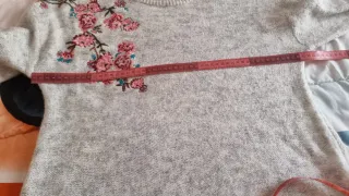 Jersey Springfield flores bordadas Talla M