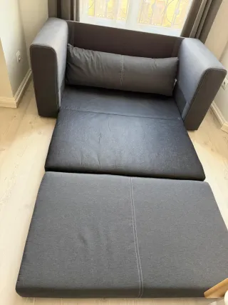 Sofá Ikea Askeby Gris Tela