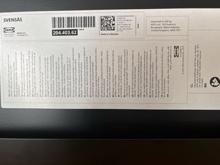 Pizarra Magnética Ikea Negra Metal