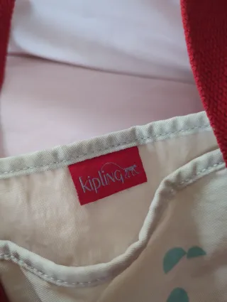 Bolso Kipling Beige con Mono