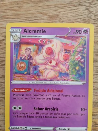 Carta Pokémon Alcremie Fase 1