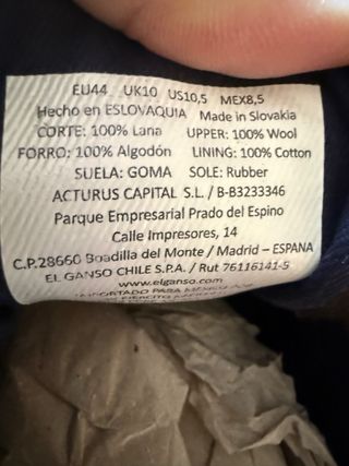 Zapatillas El Ganso Talla 44 Marrones