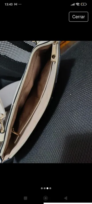 Bolso Bad Girl blanco y negro