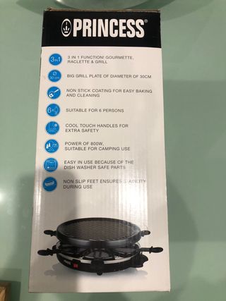 Raclette Princess 6 personas Grill Party