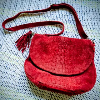Bolso bandolera Firenze rojo