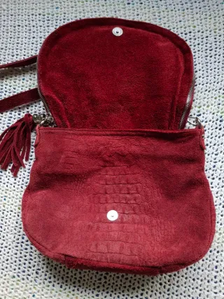Bolso bandolera Firenze rojo