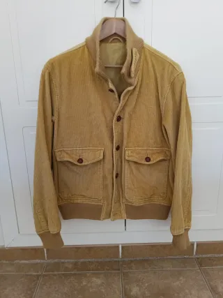 Chaqueta de Pana Mostaza