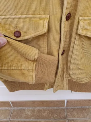 Chaqueta de Pana Mostaza