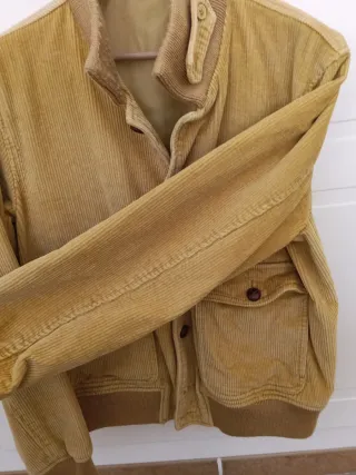 Chaqueta de Pana Mostaza