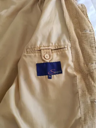 Chaqueta de Pana Mostaza