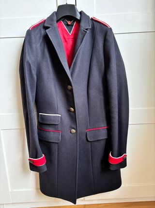 Abrigo Militar El Ganso Azul Marino Talla M