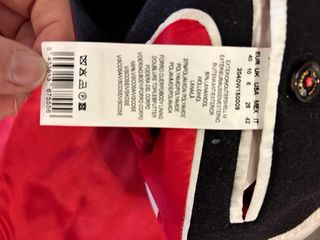 Abrigo Militar El Ganso Azul Marino Talla M