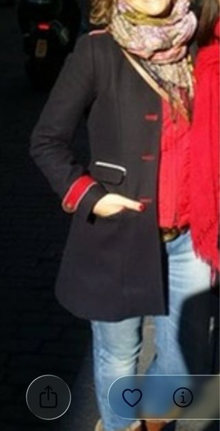 Abrigo Militar El Ganso Azul Marino Talla M