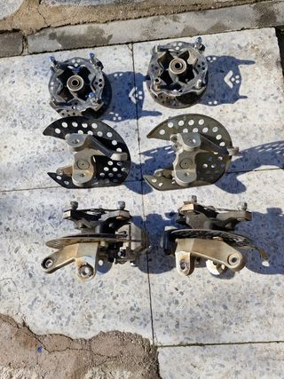 Manguetas crucetas pinzas freno suzuki ltz 400