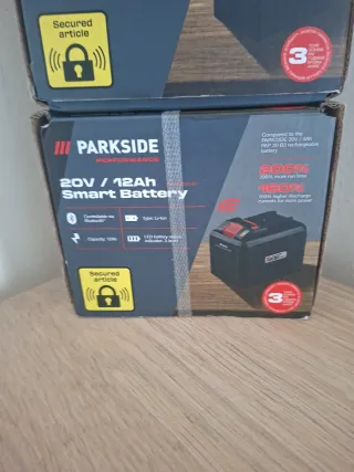 2 Batería Parkside 20V 12Ah Performance