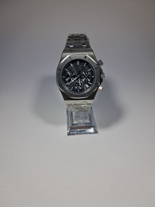 Reloj Seiko Mod VK63 Estilo AP Negro