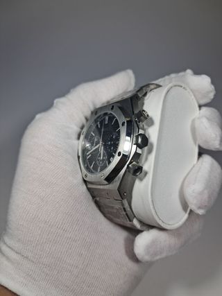 Reloj Seiko Mod VK63 Estilo AP Negro